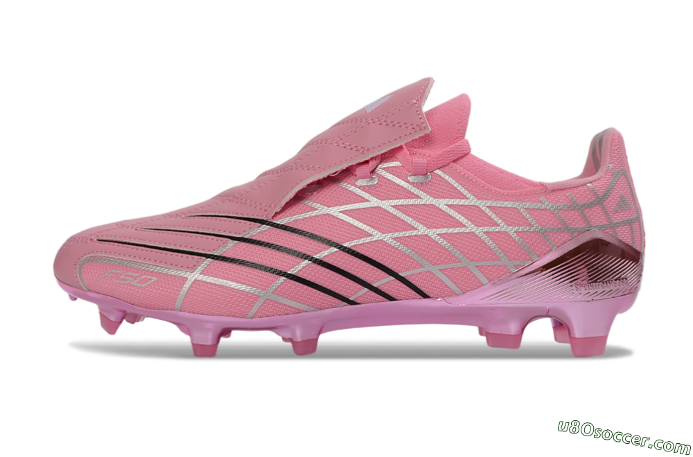 Adidas F50 Elite FG Firm Ground Soccer Cleats - Pink/Soft Rose/Glossy Blush 2