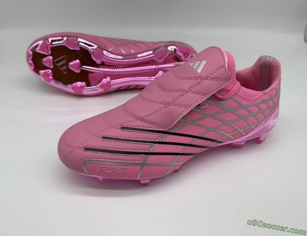 Adidas F50 Elite FG Firm Ground Soccer Cleats - Pink/Soft Rose/Glossy Blush