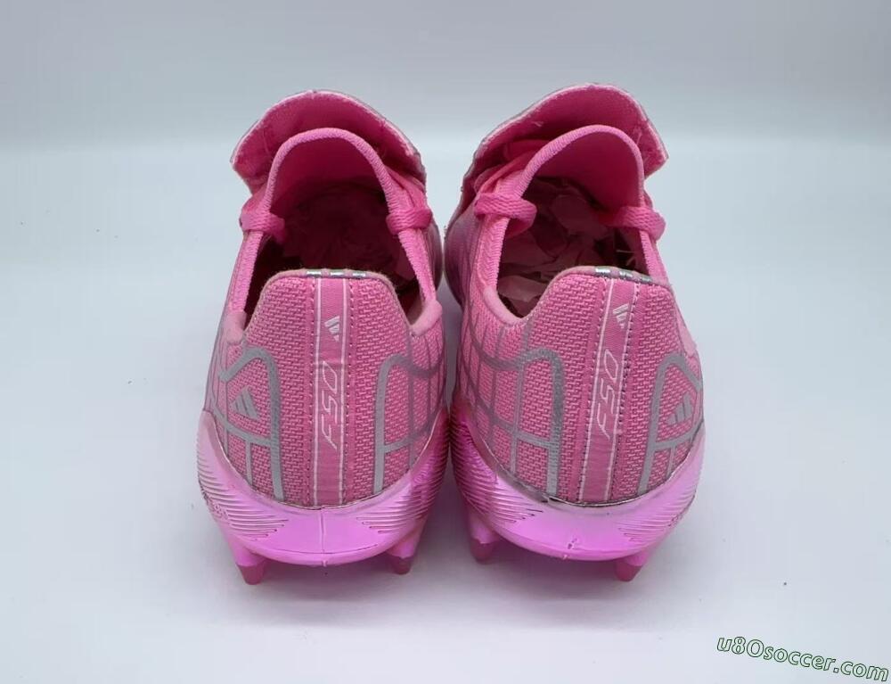 Adidas F50 Elite FG Firm Ground Soccer Cleats - Pink/Soft Rose/Glossy Blush