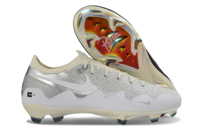 Patta United x Nike Air Zoom Mercurial Vapor 16 Elite FG Firm Ground Soccer Cleats - Black/Metallic Silver/Neutral Grey