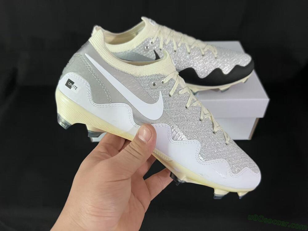 Patta United x Nike Air Zoom Mercurial Vapor 16 Elite FG Firm Ground Soccer Cleats - Black/Metallic Silver/Neutral Grey