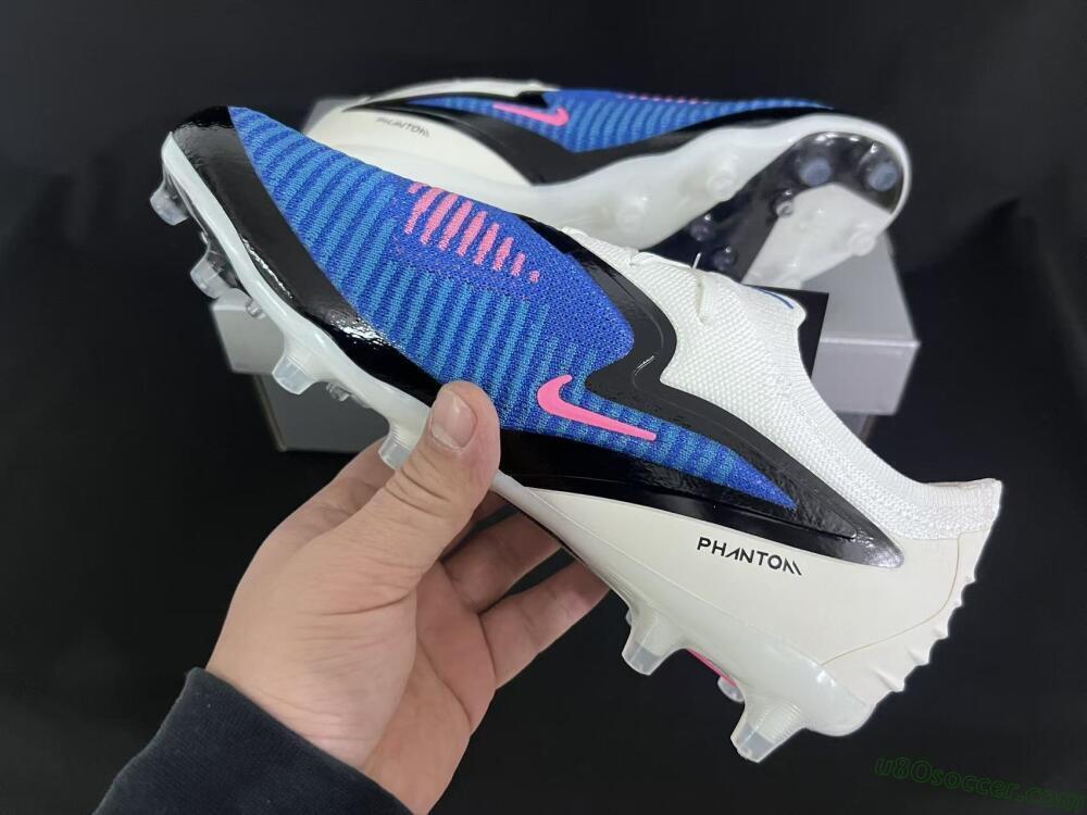 Nike Phantom 6 Elite Low AG Artificial Grass Soccer Cleats - Blue/Electric Blue/Black