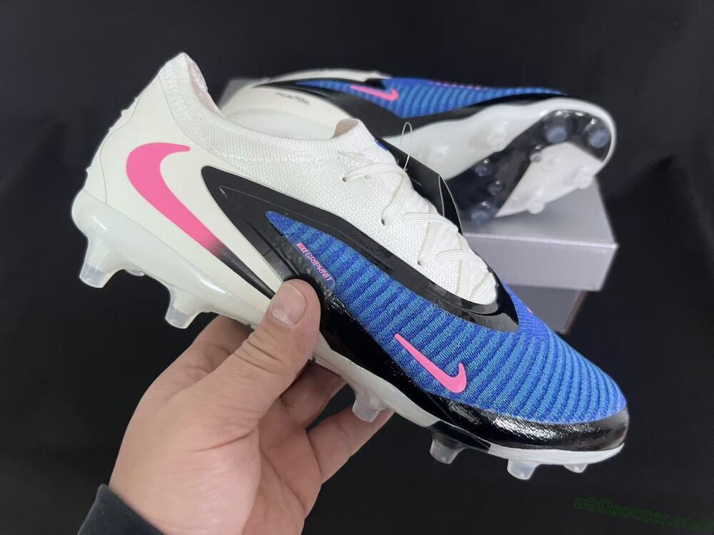 Nike Phantom 6 Elite Low AG Artificial Grass Soccer Cleats - Blue/Electric Blue/Black