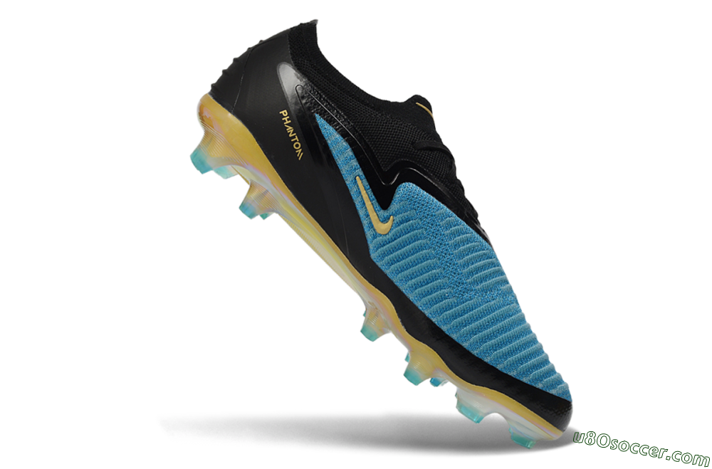 Nike Phantom 6 Elite Low FG Firm Ground Soccer Cleats - Blue/Deep Ocean/Jet Black 4