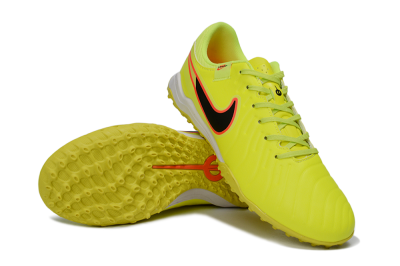 Nike Tiempo Legend 10 Elite TF Artificial Turf Soccer Shoes - Yellow/Electric Green/Hot Pink