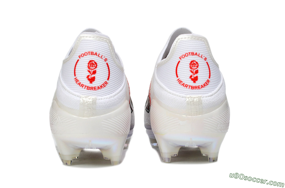 Adidas F50 Elite Lightstrike Pro FG Firm Ground Soccer Cleats - White/Rose Red/Black 5