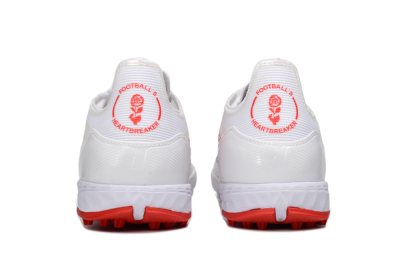 Adidas F50 Elite TF Artificial Turf Soccer Shoes - White/Lively Red/Deep Black