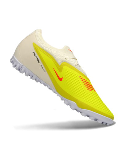 Nike Phantom 6 Elite Low TF Artificial Turf Soccer Shoes - Yellow/Bright Lime/Soft White