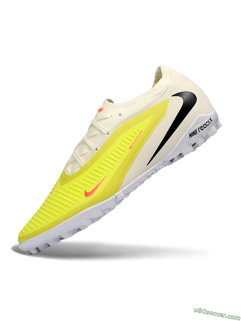 Nike Phantom 6 Elite Low TF Artificial Turf Soccer Shoes - Yellow/Bright Lime/Soft White 5