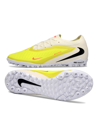 Nike Phantom 6 Elite Low TF Artificial Turf Soccer Shoes - Yellow/Bright Lime/Soft White