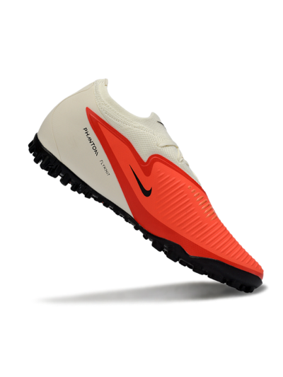 Nike Phantom 6 Elite Low TF Artificial Turf Soccer Shoes - Coral/Soft Cream/Deep Black