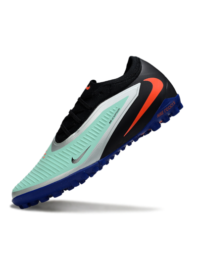 Nike Phantom 6 Elite Low TF Artificial Turf Soccer Shoes - Mint/Coral Blue/Black