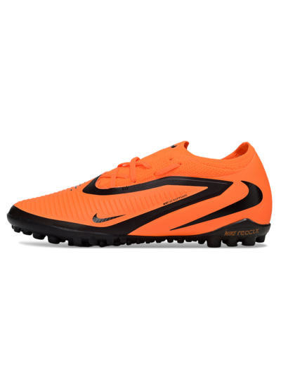 Nike Phantom 6 Elite Low TF Artificial Turf Soccer Shoes - Orange/Neon Orange/Black