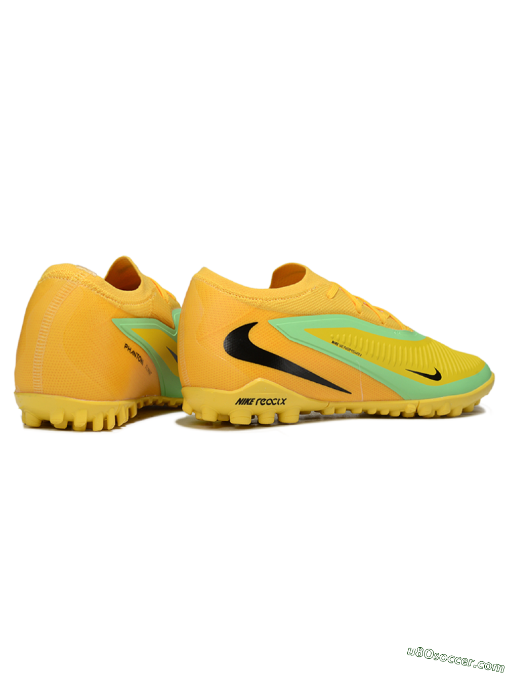 Nike Phantom 6 Elite Low TF Artificial Turf Soccer Shoes - Yellow/Lime Green/Sunshine Yellow 5