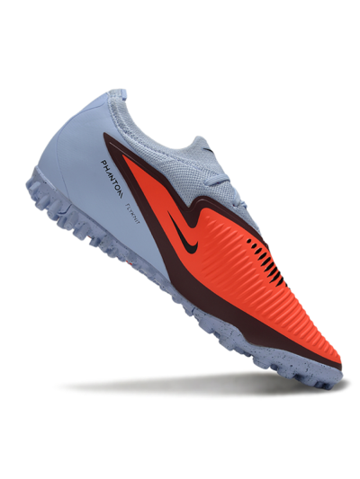 Nike Phantom 6 Elite Low TF Artificial Turf Soccer Shoes - Blue/Fiery Orange/Steel Grey