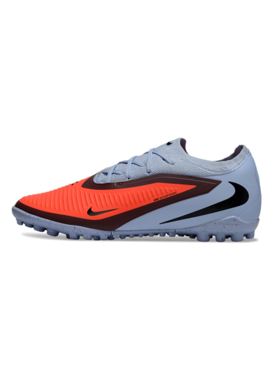 Nike Phantom 6 Elite Low TF Artificial Turf Soccer Shoes - Blue/Fiery Orange/Steel Grey