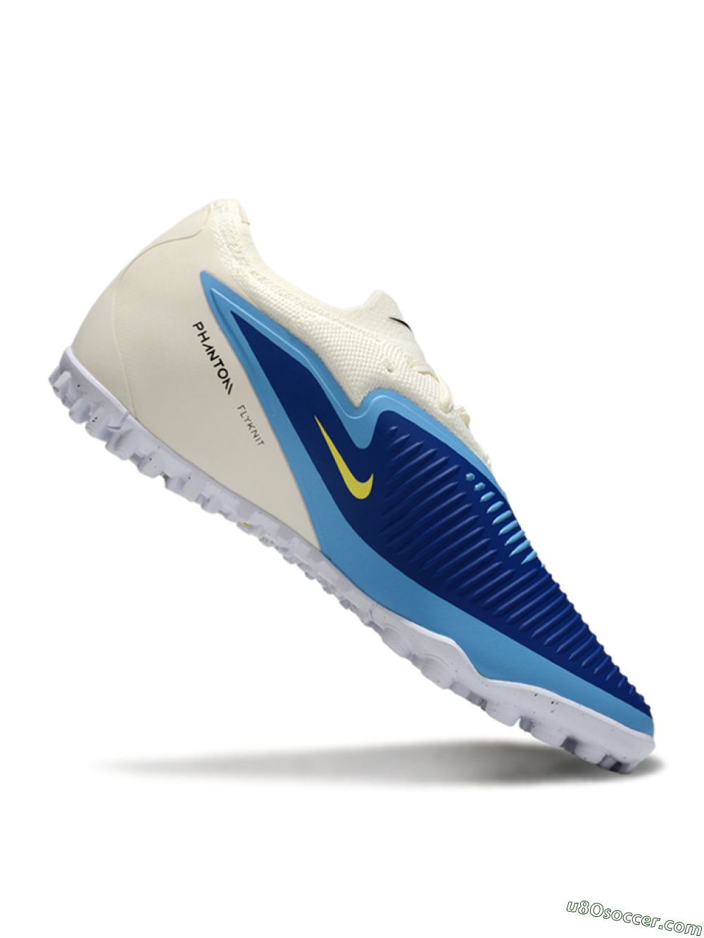 Nike Phantom 6 Elite Low TF Artificial Turf Soccer Shoes - Blue/Sky Blue/Navy Blue 4