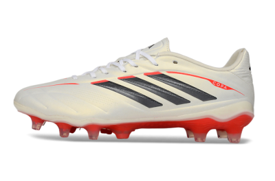 Adidas Copa Pure 2+ Elite AG Artificial Grass Soccer Cleats - White/Bright Red/Black