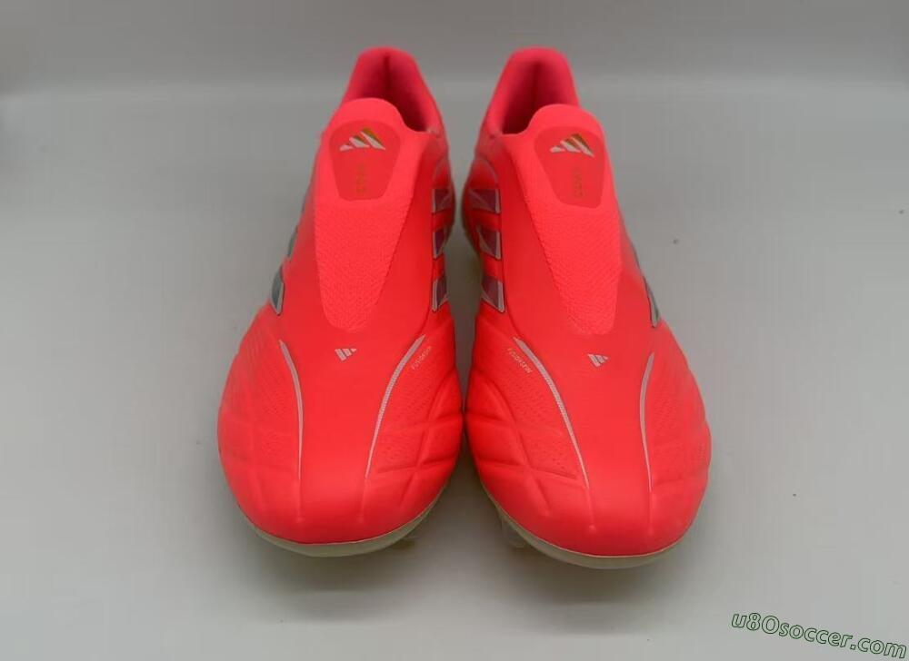Adidas Copa Pure 3 Elite FG Firm Ground Soccer Cleats - Red/Bright Coral/Metallic Silver
