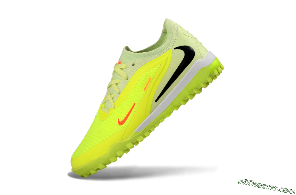 Nike Phantom 6 Elite Low TF Artificial Turf Soccer Shoes - Yellow/Lime Burst/Black 4