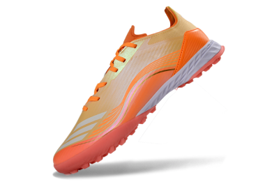 Messi x Adidas F50 Pro TF Artificial Turf Soccer Shoes - Orange/Coral Glow/Soft Peach