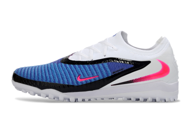 Nike Phantom 6 Elite Low TF Artificial Turf Soccer Shoes - Blue/Electric Blue/Pink Flash