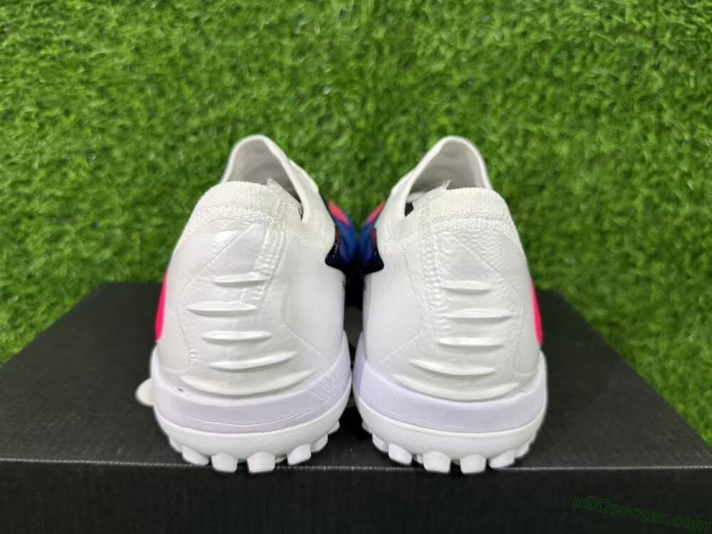 Nike Phantom 6 Elite Low TF Artificial Turf Soccer Shoes - Blue/Electric Blue/Pink Flash