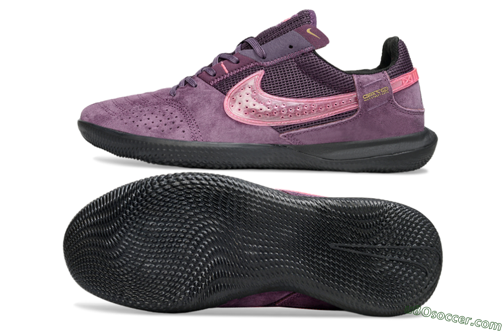 Nike Street Gato IC Indoor & Futsal Soccer Shoes - Purple/Dark Orchid/Pink Blush 0