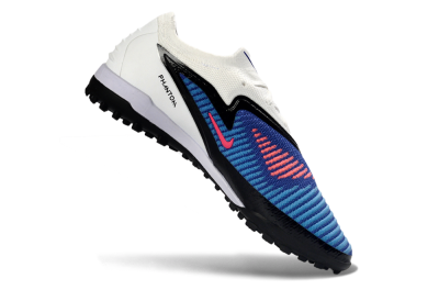Nike Phantom 6 Elite Low TF Artificial Turf Soccer Shoes - Blue/Electric Blue/Pink Blast