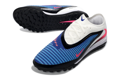 Nike Phantom 6 Elite Low TF Artificial Turf Soccer Shoes - Blue/Electric Blue/Pink Blast