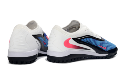 Nike Phantom 6 Elite Low TF Artificial Turf Soccer Shoes - Blue/Electric Blue/Pink Blast