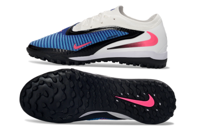 Nike Phantom 6 Elite Low TF Artificial Turf Soccer Shoes - Blue/Electric Blue/Pink Blast