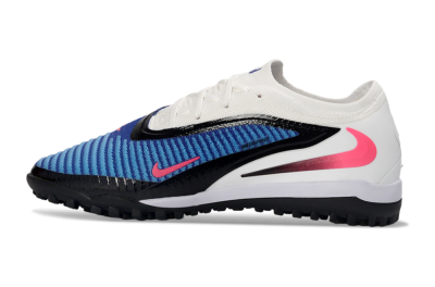 Nike Phantom 6 Elite Low TF Artificial Turf Soccer Shoes - Blue/Electric Blue/Pink Blast