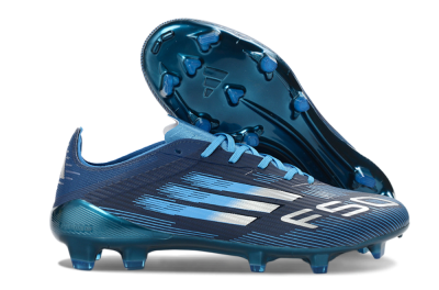 Adidas F50 Elite FG Firm Ground Soccer Cleats - Blue/Deep Ocean/Sky Blue