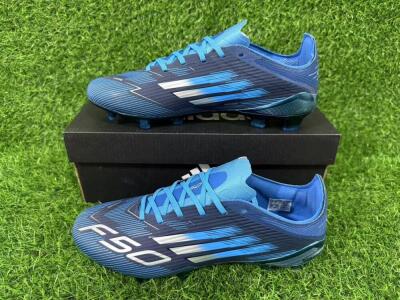 Adidas F50 Elite FG Firm Ground Soccer Cleats - Blue/Deep Ocean/Sky Blue