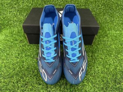 Adidas F50 Elite FG Firm Ground Soccer Cleats - Blue/Deep Ocean/Sky Blue