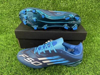 Adidas F50 Elite FG Firm Ground Soccer Cleats - Blue/Deep Ocean/Sky Blue