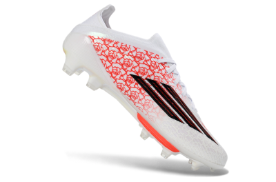 Adidas F50+ Elite Lightstrike Pro FG Firm Ground Soccer Cleats - White/Crimson Red/Black
