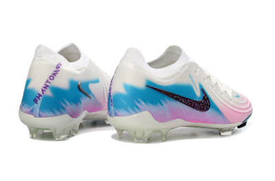 Nike Phantom GX 2 Elite FG Firm Ground Soccer Cleats - White/Aqua Sky/Pink Bliss