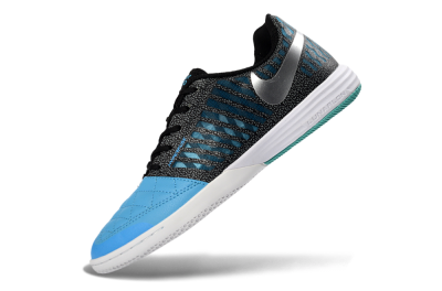 Nike Lunar Gato 2 IC Indoor & Futsal Soccer Shoes - Blue/Aqua Blue/Black Metallic