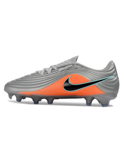 Nike Tiempo Legend 11 Elite FG Firm Ground Soccer Cleats - Gray/Vivid Orange/Mint Blue
