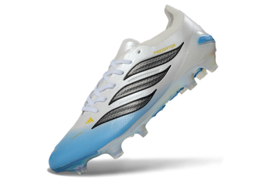 Adidas Predator 26 Elite FG Firm Ground Soccer Cleats - Blue/Sky Blue/Iridescent White