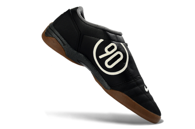 Nike Total 90 III IC Indoor & Futsal Soccer Shoes - Black/Dark Gray/Rich Brown