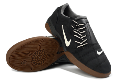 Nike Total 90 III IC Indoor & Futsal Soccer Shoes - Black/Dark Gray/Rich Brown