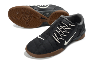 Nike Total 90 III IC Indoor & Futsal Soccer Shoes - Black/Dark Gray/Rich Brown