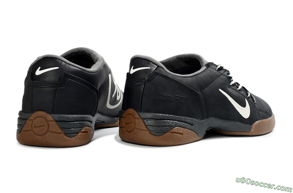 Nike Total 90 III IC Indoor & Futsal Soccer Shoes - Black/Dark Gray/Rich Brown 7