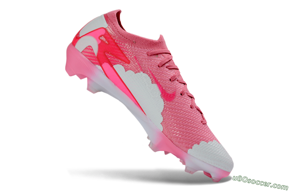 Nike Air Zoom Mercurial Vapor 16 Elite FG Firm Ground Soccer Cleats - Pink/Bright Pink/Soft White 4