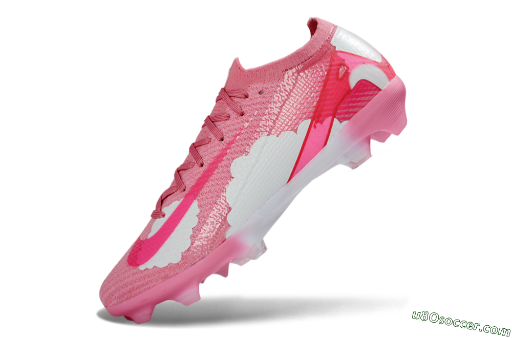 Nike Air Zoom Mercurial Vapor 16 Elite FG Firm Ground Soccer Cleats - Pink/Bright Pink/Soft White 5