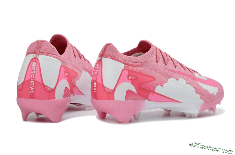 Nike Air Zoom Mercurial Vapor 16 Elite FG Firm Ground Soccer Cleats - Pink/Bright Pink/Soft White 6