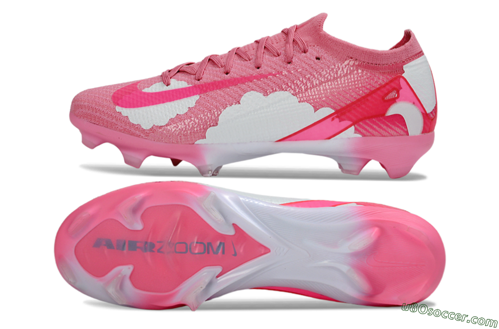 Nike Air Zoom Mercurial Vapor 16 Elite FG Firm Ground Soccer Cleats - Pink/Bright Pink/Soft White 0